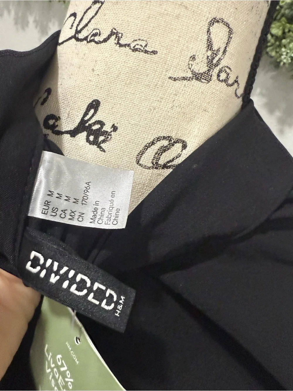 H&M black long